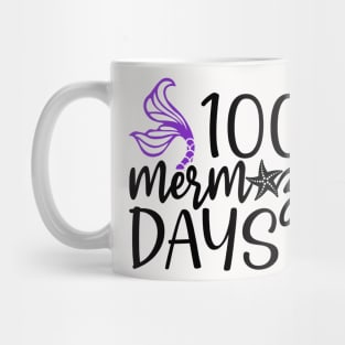 100 Mermazing Days - Mermaid T-Shirt Mug Sticker Mug